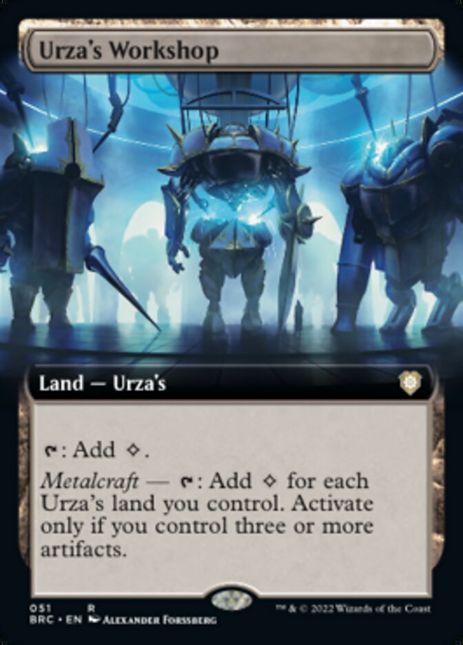 Urza's Workshop (Extended Art) [The Brothers' War Commander] | Tacoma Games
