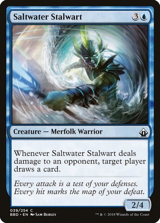 Saltwater Stalwart [Battlebond] | Tacoma Games