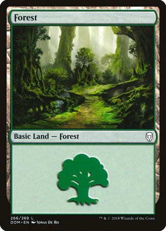 Forest (266) [Dominaria] | Tacoma Games