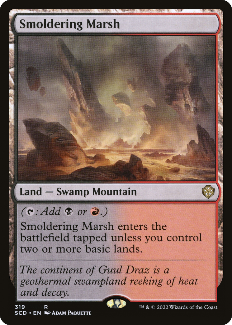 Smoldering Marsh [Starter Commander Decks] | Tacoma Games