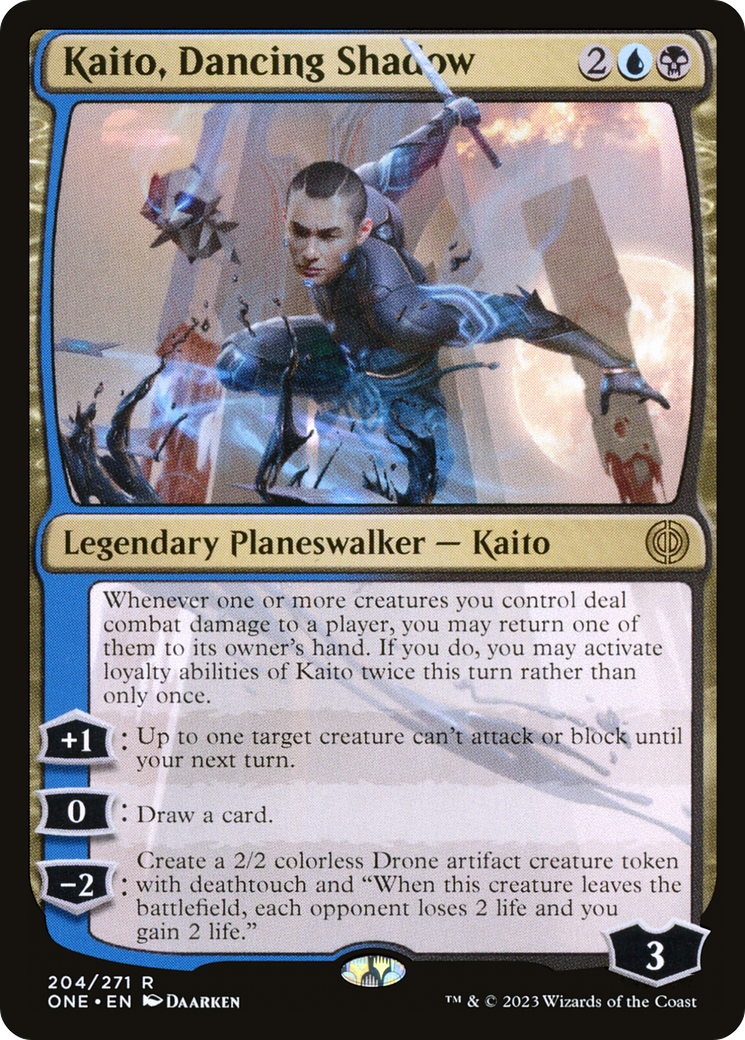 Kaito, Dancing Shadow [Phyrexia: All Will Be One] | Tacoma Games