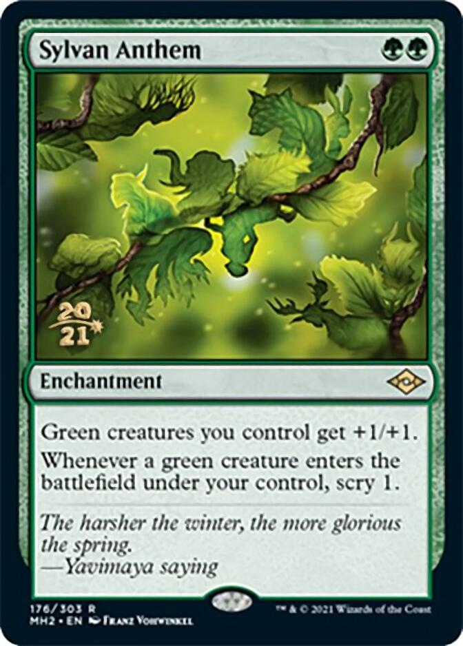 Sylvan Anthem [Modern Horizons 2 Prerelease Promos] | Tacoma Games