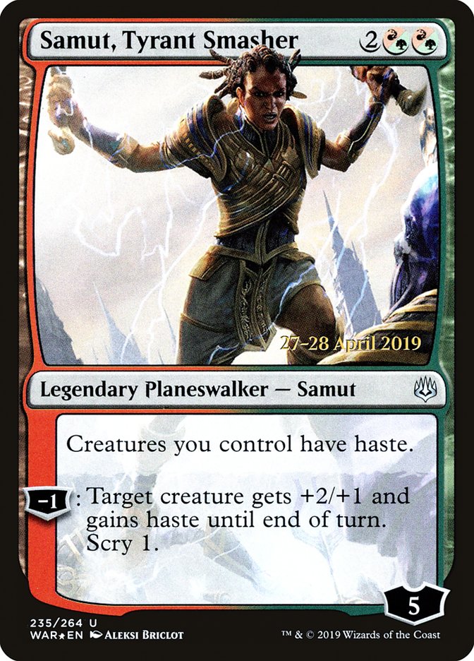 Samut, Tyrant Smasher  [War of the Spark Prerelease Promos] | Tacoma Games