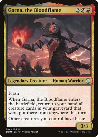 Garna, the Bloodflame [Dominaria] | Tacoma Games