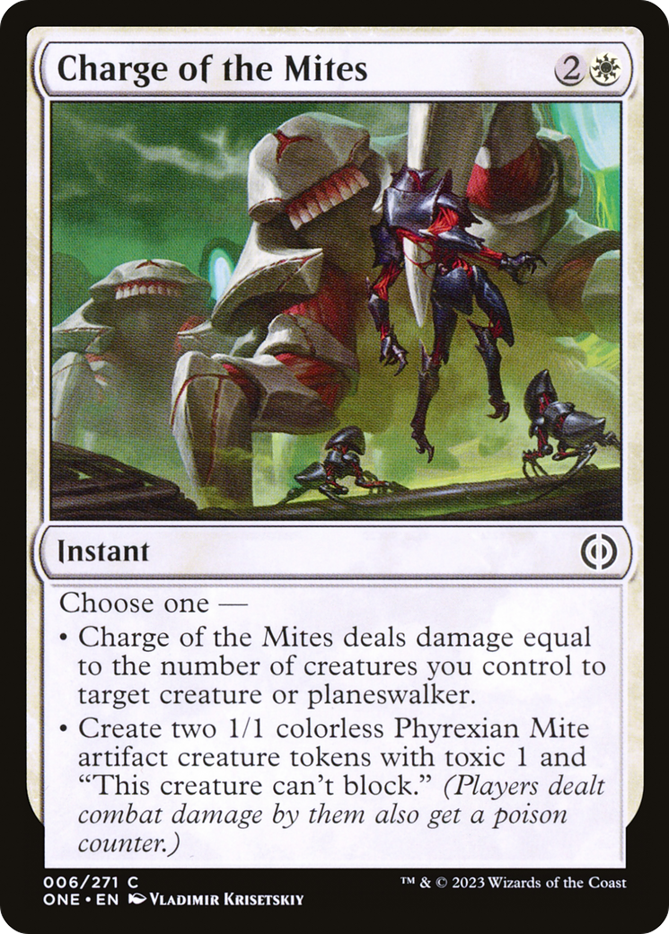 Charge of the Mites [Phyrexia: All Will Be One] | Tacoma Games