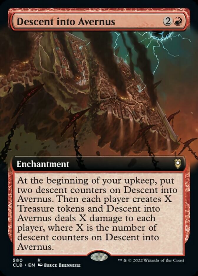 Descent into Avernus (Extended Art) [Commander Legends: Battle for Baldur's Gate] | Tacoma Games