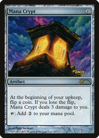 Mana Crypt [Judge Gift Cards 2011] | Tacoma Games