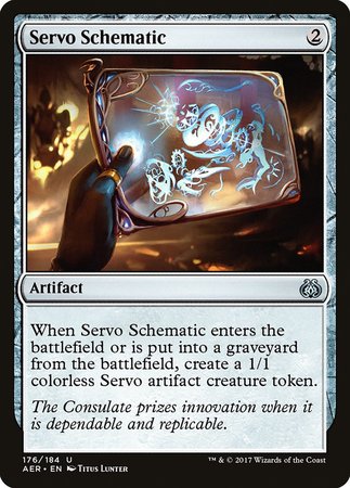 Servo Schematic [Aether Revolt] | Tacoma Games