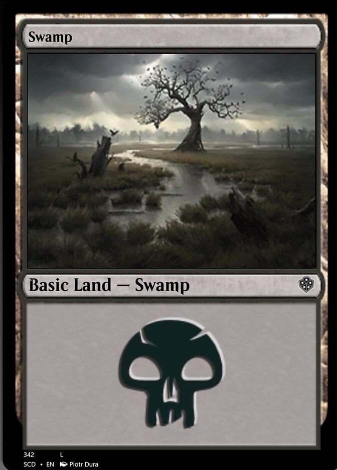 Swamp (342) [Starter Commander Decks] | Tacoma Games