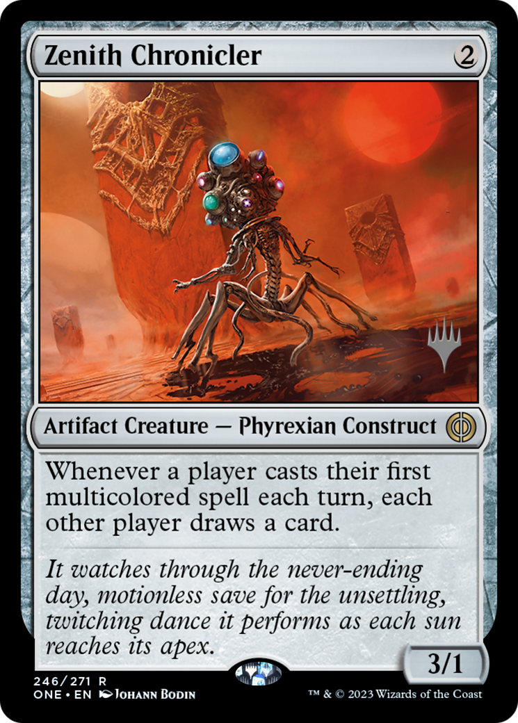 Zenith Chronicler (Promo Pack) [Phyrexia: All Will Be One Promos] | Tacoma Games