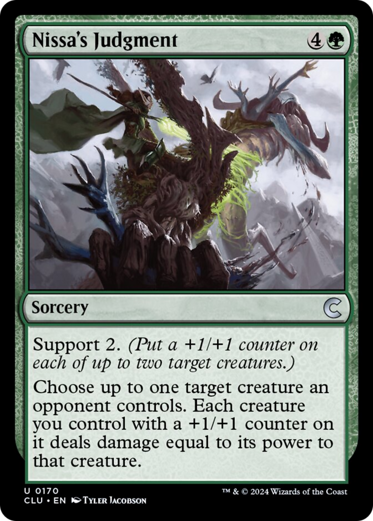 Nissa's Judgment [Ravnica: Clue Edition] | Tacoma Games