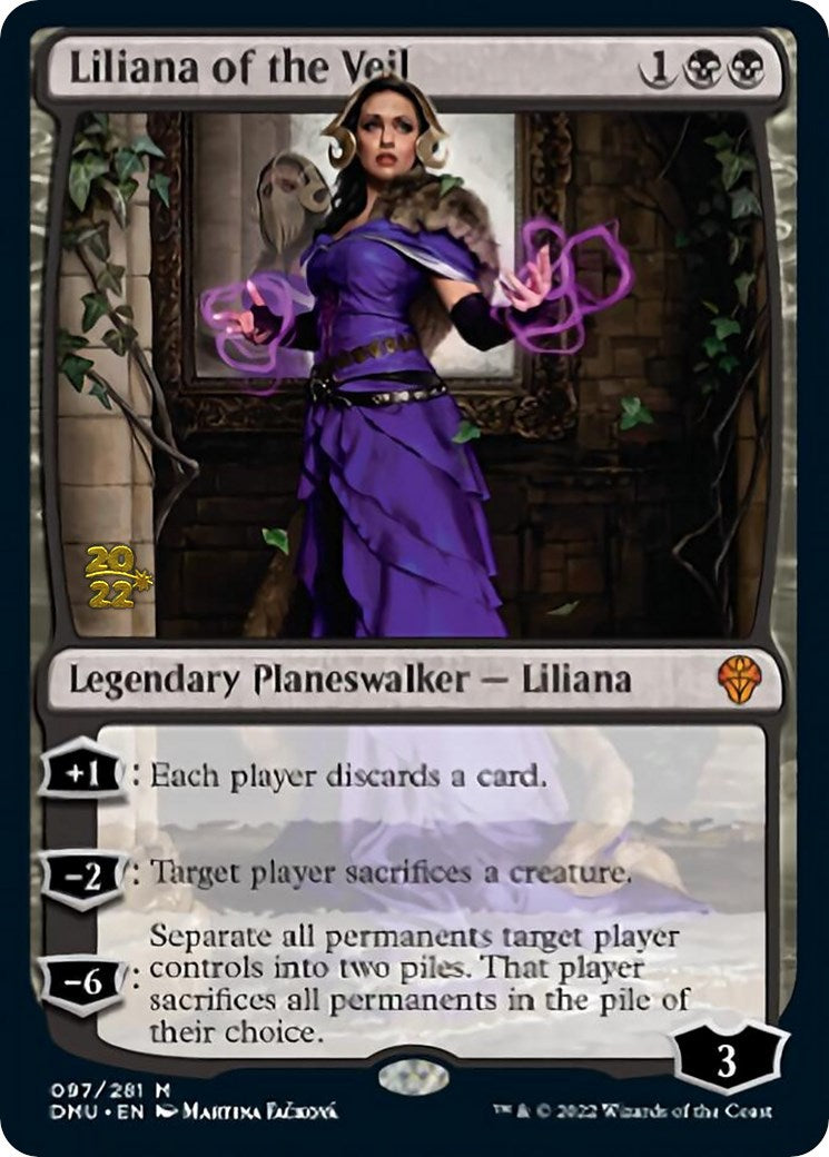 Liliana of the Veil [Dominaria United Prerelease Promos] | Tacoma Games