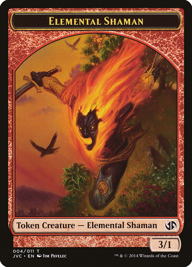 Elemental Shaman Token (Jace vs. Chandra) [Duel Decks Anthology Tokens] | Tacoma Games