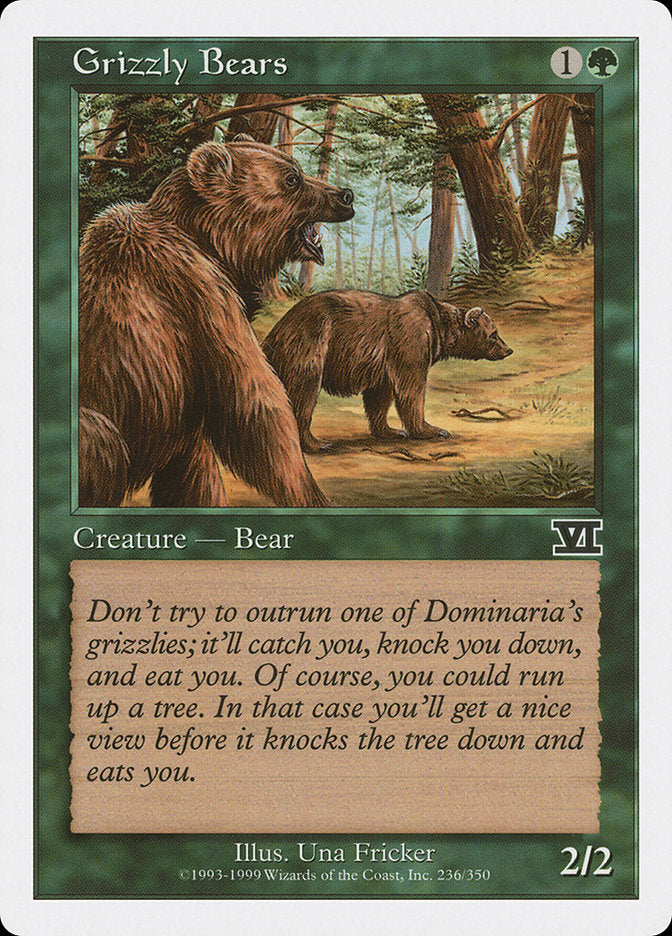 Grizzly Bears [Classic Sixth Edition] | Tacoma Games