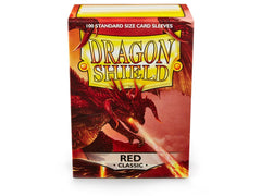 Dragon Shield Classic Sleeve - Red ‘Titanius’ 100ct | Tacoma Games