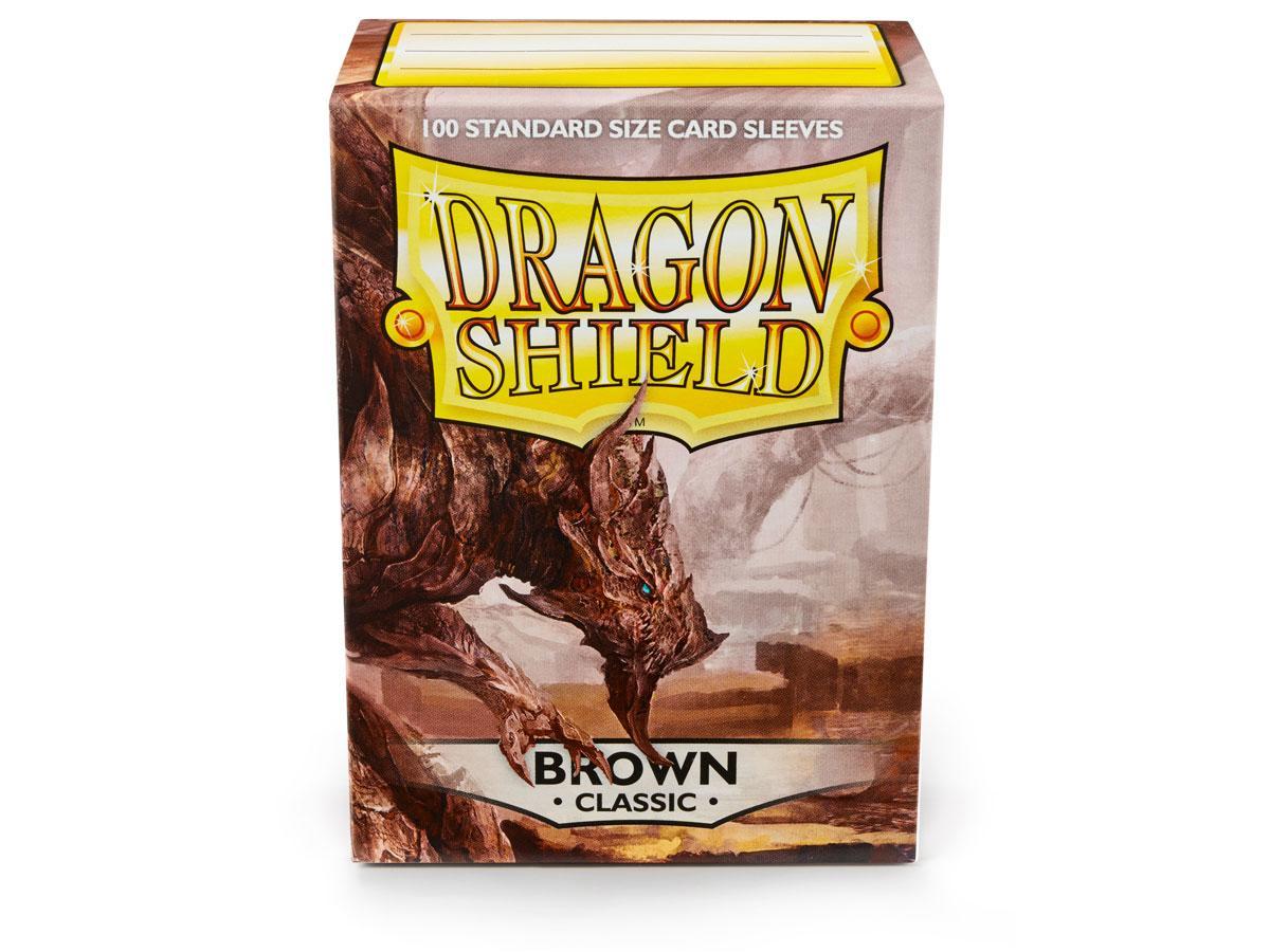 Dragon Shield Classic Sleeve - Brown ‘Brakish’ 100ct | Tacoma Games