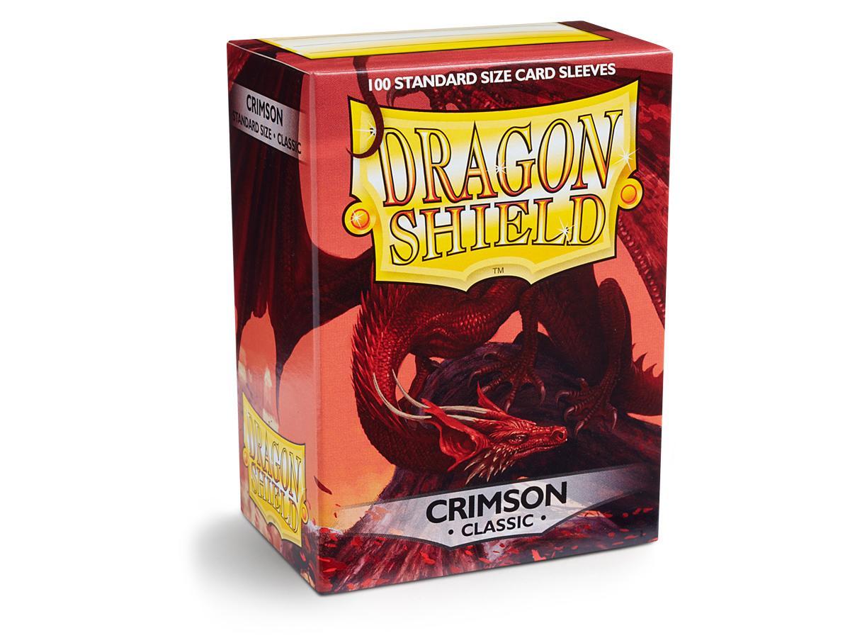 Dragon Shield Classic Sleeve - Crimson ‘Arteris’ 100ct | Tacoma Games