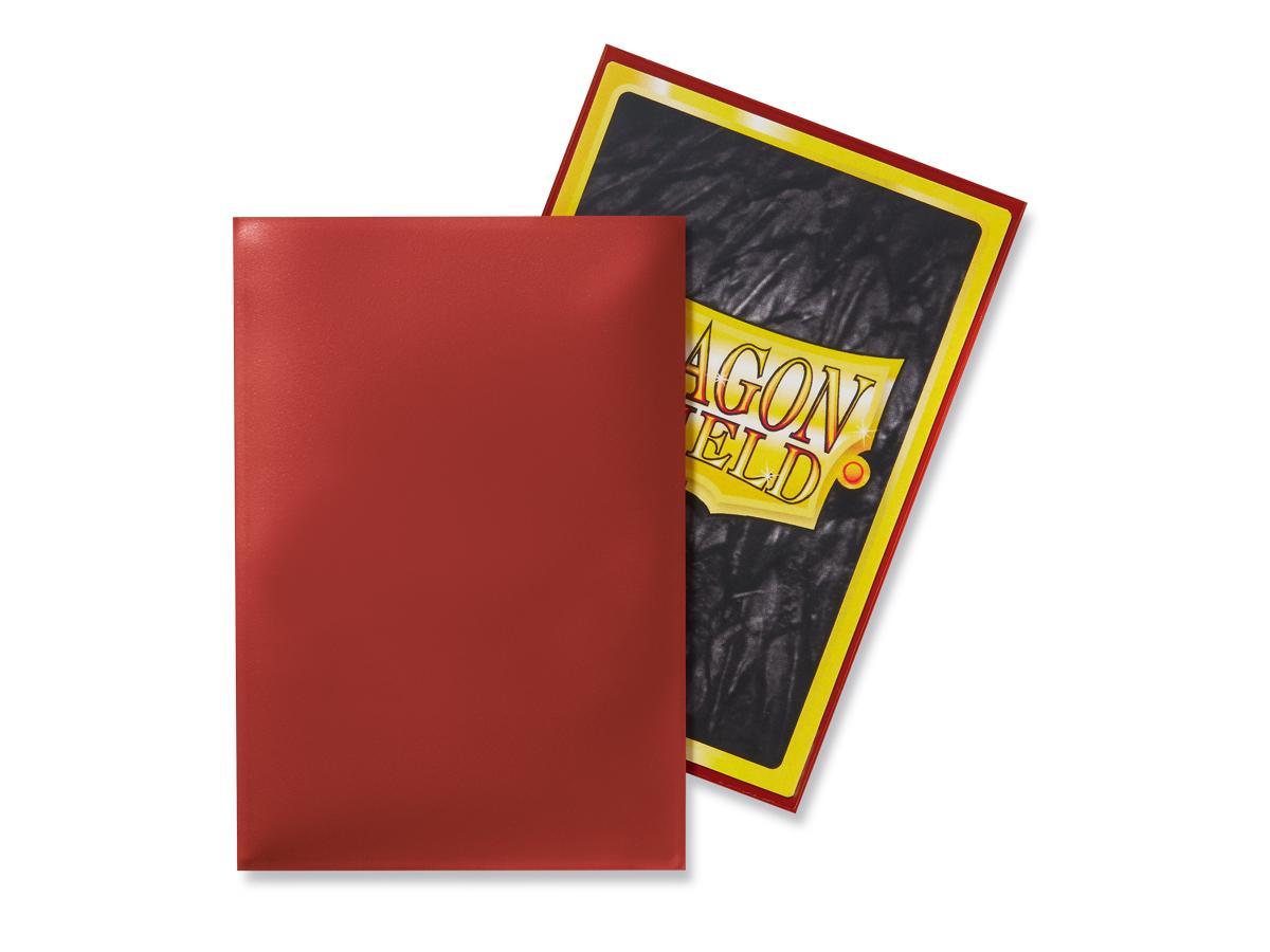 Dragon Shield Classic (Mini) Sleeve - Red ‘Titanius’ 50ct | Tacoma Games