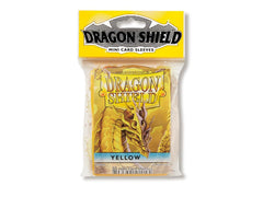 Dragon Shield Classic (Mini) Sleeve - Yellow ‘Corona’ 50ct | Tacoma Games