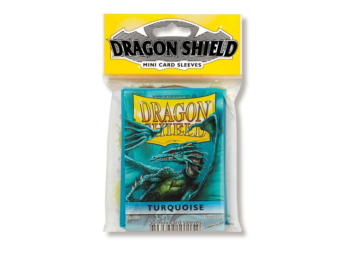 Dragon Shield Classic (Mini) Sleeve - Turquoise ‘Methestique’ 50ct | Tacoma Games
