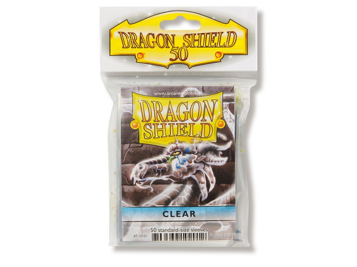 Dragon Shield Classic Sleeve - Clear ‘Spook’ 50ct | Tacoma Games