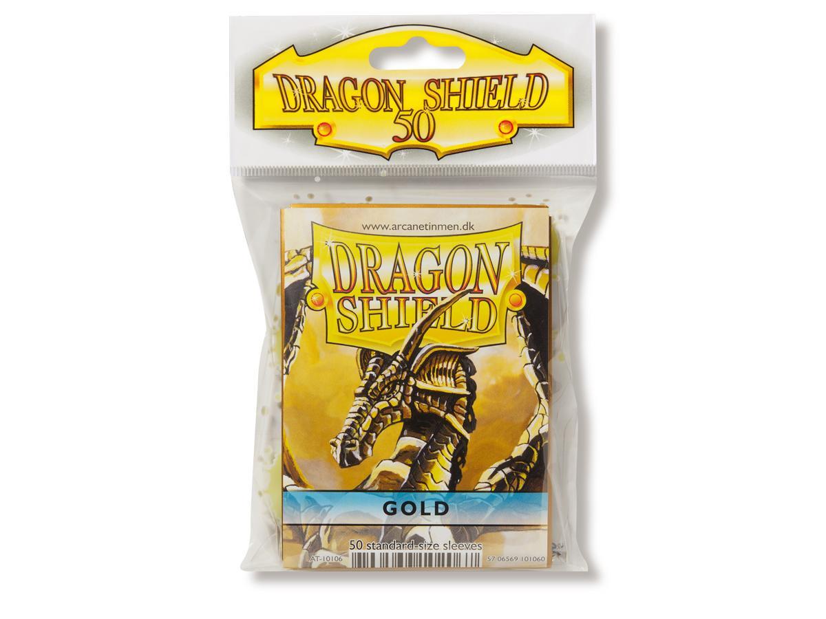 Dragon Shield Classic Sleeve - Gold ‘Potifex’ 50ct | Tacoma Games