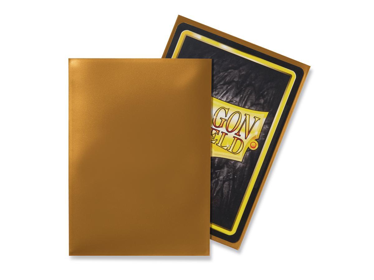 Dragon Shield Classic Sleeve - Gold ‘Potifex’ 50ct | Tacoma Games