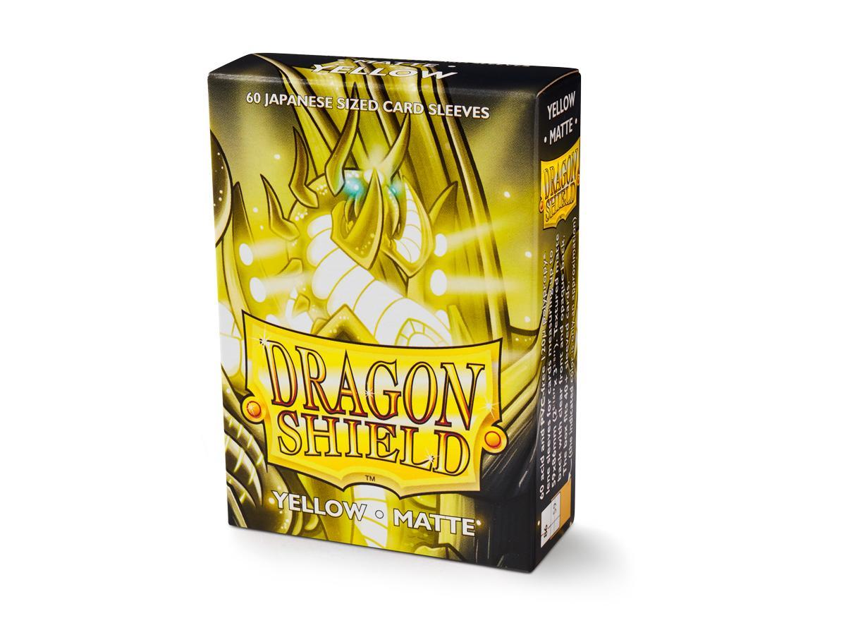 Dragon Shield Matte Sleeve - Yellow ‘SheSha’ 60ct | Tacoma Games
