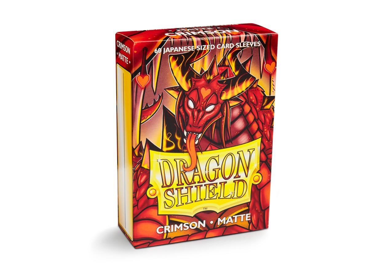 Dragon Shield Matte Sleeve - Crimson ‘Elohaen’ 60ct | Tacoma Games