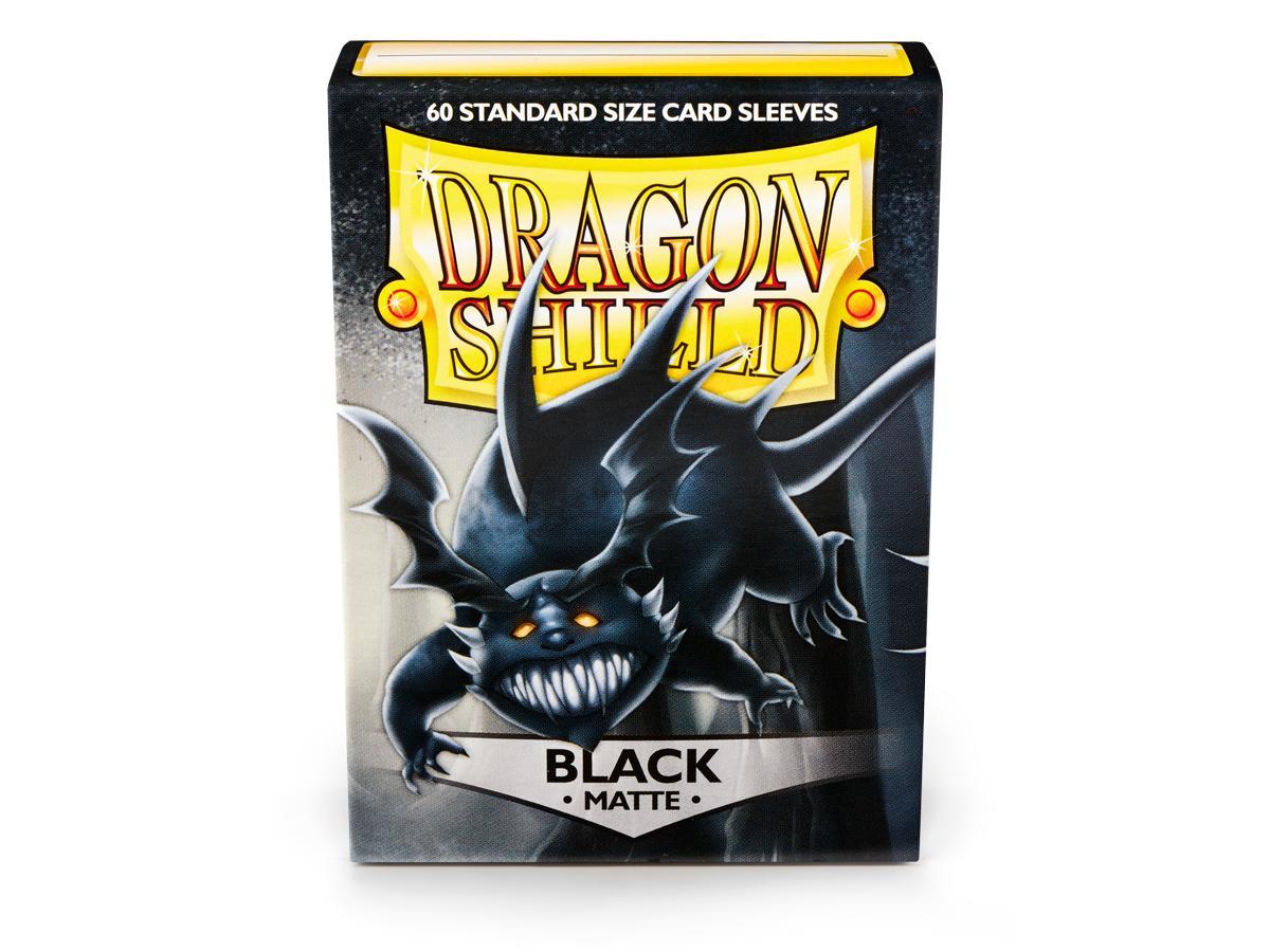 Dragon Shield Matte Sleeve - Black ‘Wanderer’ 60ct | Tacoma Games