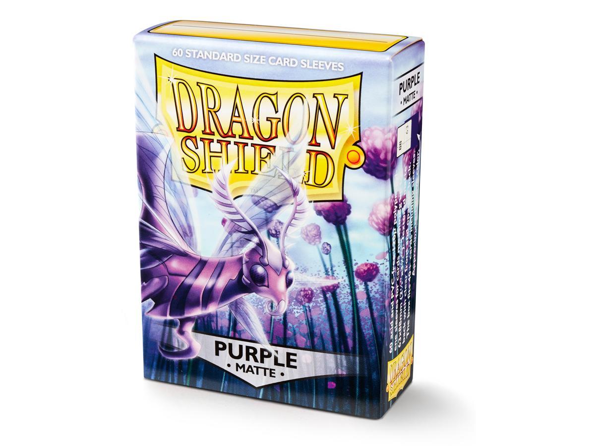 Dragon Shield Matte Sleeve - Purple ‘Mefitas’ 60ct | Tacoma Games