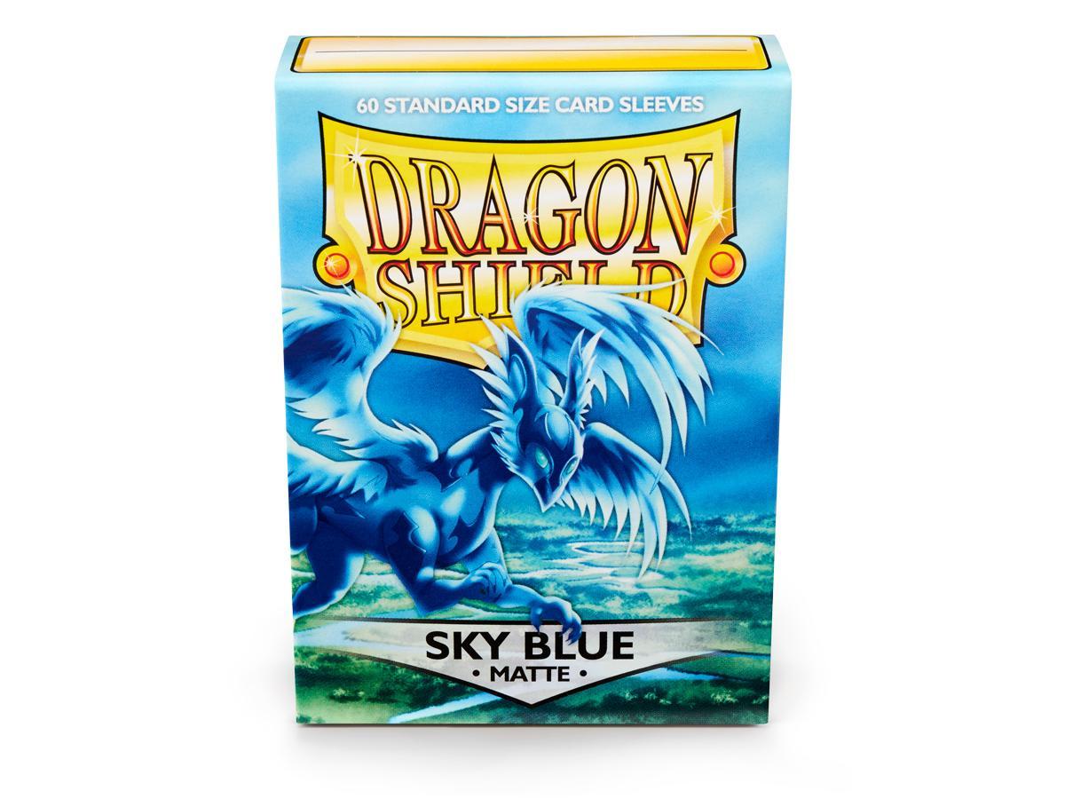Dragon Shield Matte Sleeve - Sky Blue ‘Notos’ 60ct | Tacoma Games