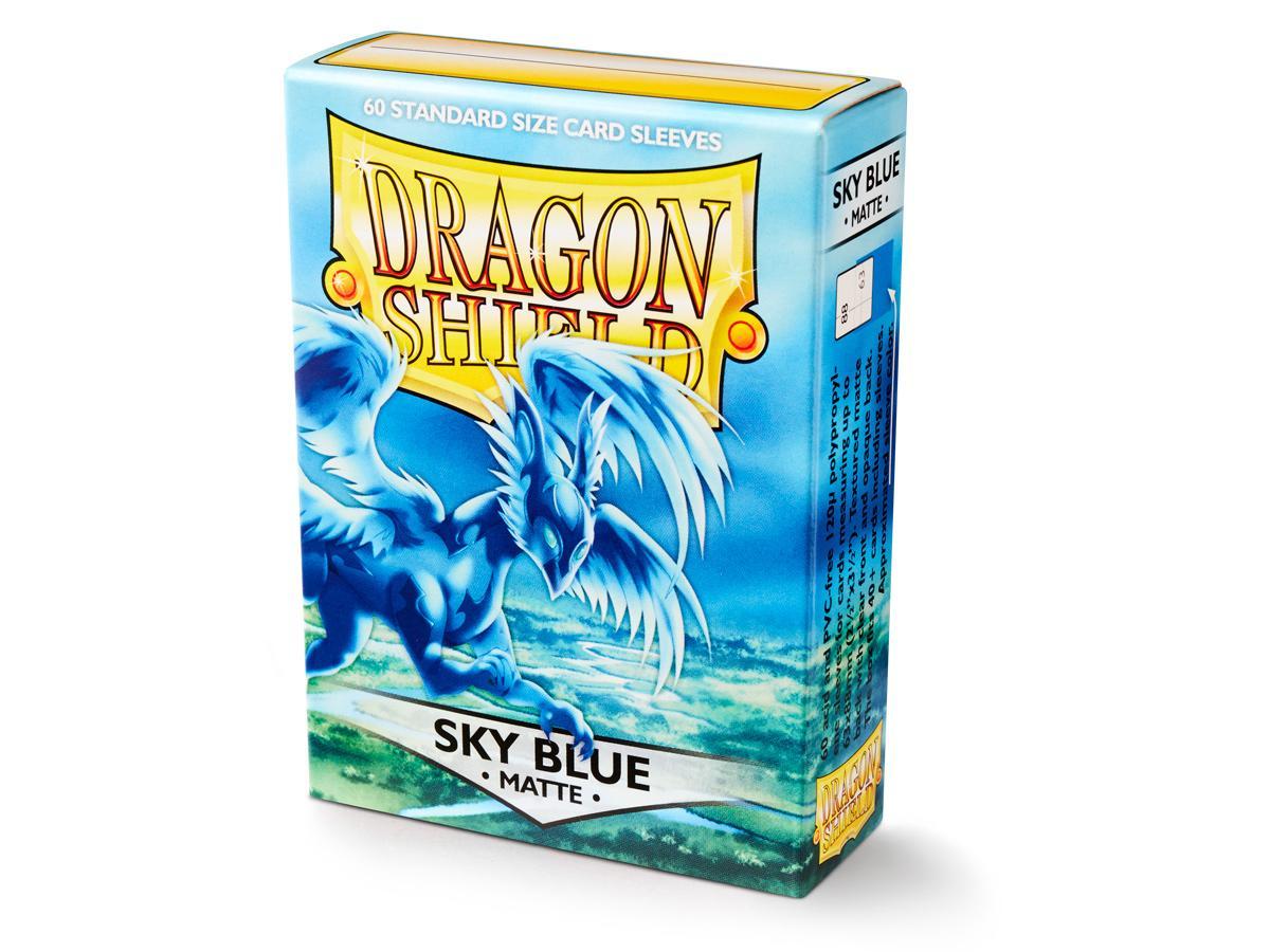 Dragon Shield Matte Sleeve - Sky Blue ‘Notos’ 60ct | Tacoma Games