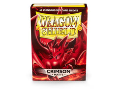Dragon Shield Matte Sleeve - Crimson ‘Logi’ 60ct | Tacoma Games