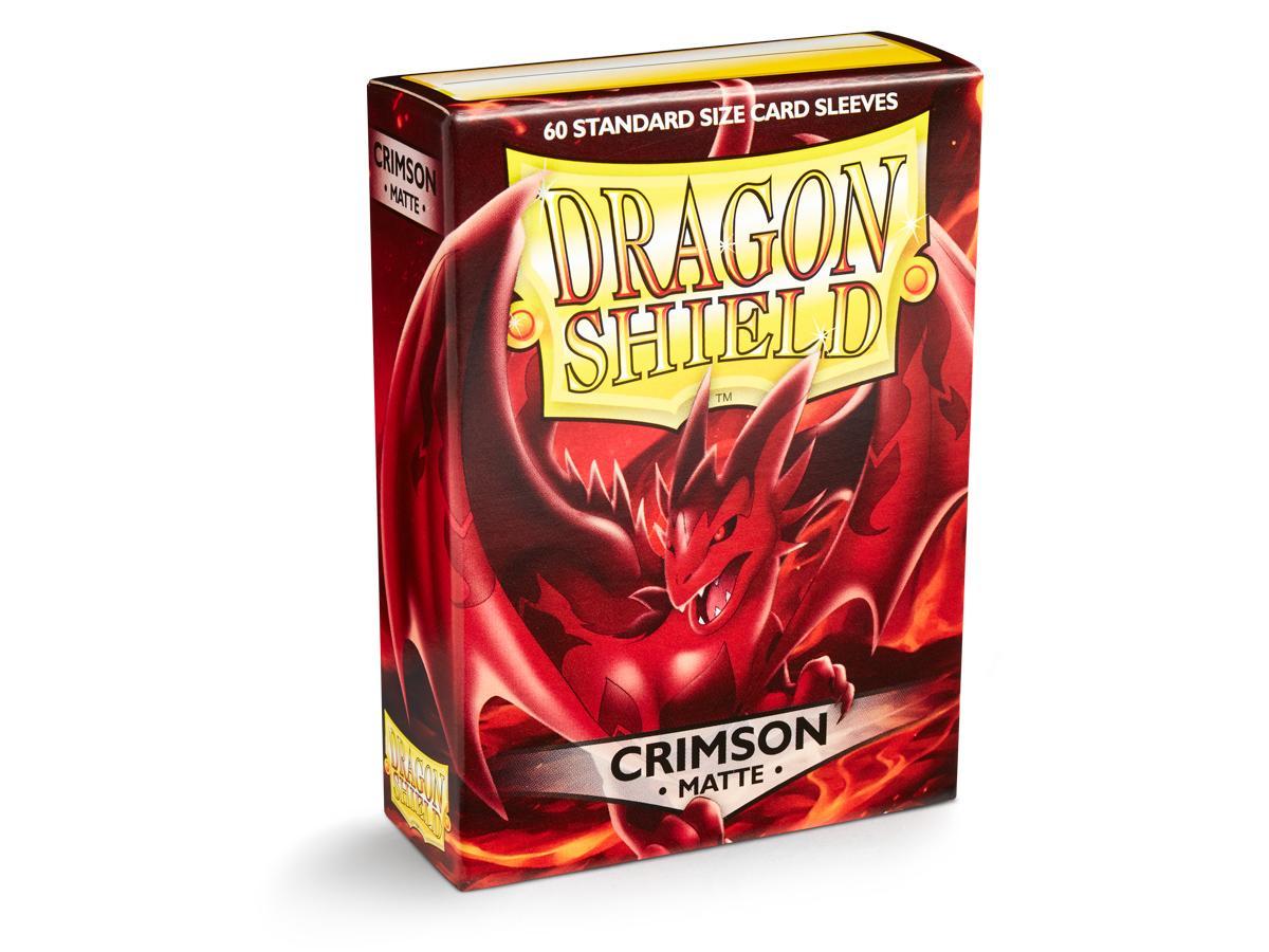 Dragon Shield Matte Sleeve - Crimson ‘Logi’ 60ct | Tacoma Games