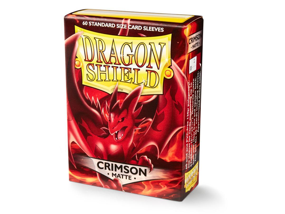 Dragon Shield Matte Sleeve - Crimson ‘Logi’ 60ct | Tacoma Games