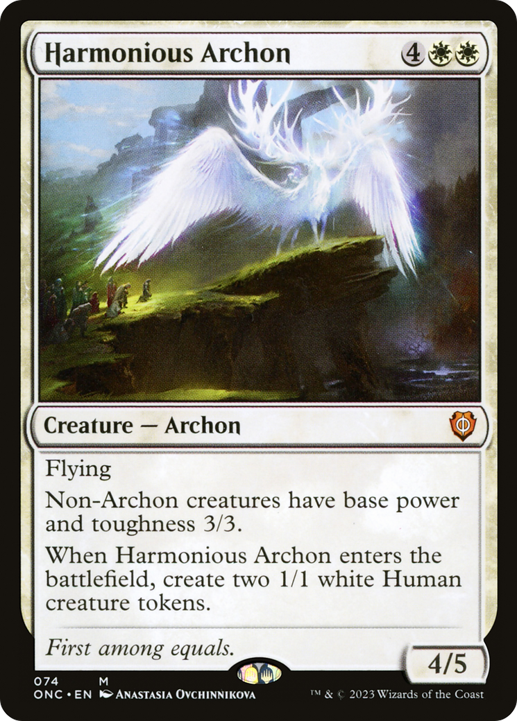 Harmonious Archon [Phyrexia: All Will Be One Commander] | Tacoma Games