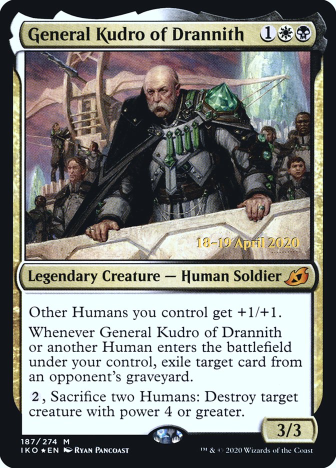 General Kudro of Drannith  [Ikoria: Lair of Behemoths Prerelease Promos] | Tacoma Games