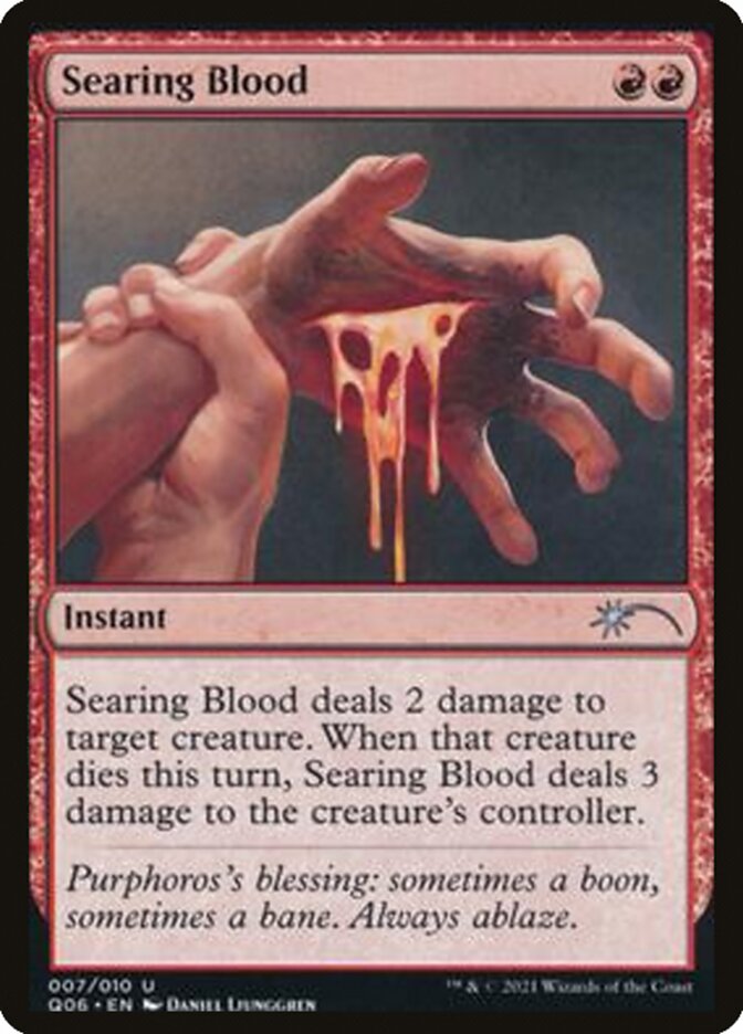 Searing Blood [Pioneer Challenger Decks 2021] | Tacoma Games