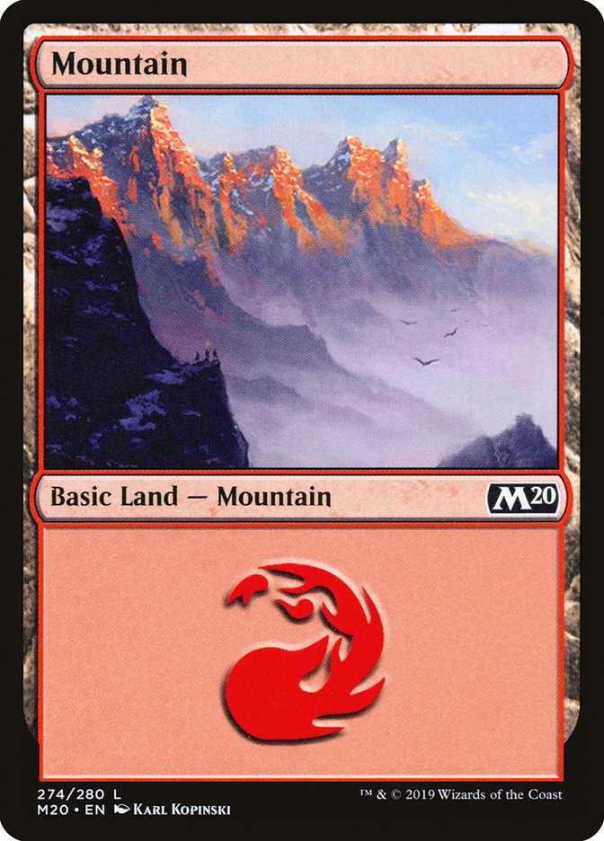 Mountain (#274) [Core Set 2020] | Tacoma Games