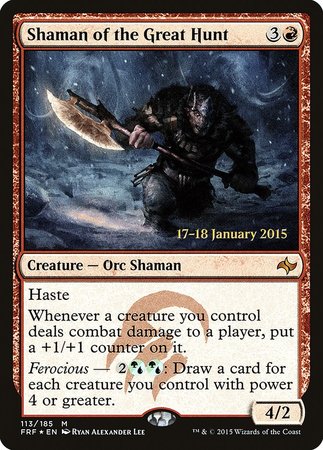 Shaman of the Great Hunt [Fate Reforged Promos] | Tacoma Games