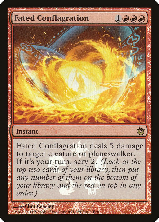 Fated Conflagration (Buy-A-Box) [Born of the Gods Promos] | Tacoma Games
