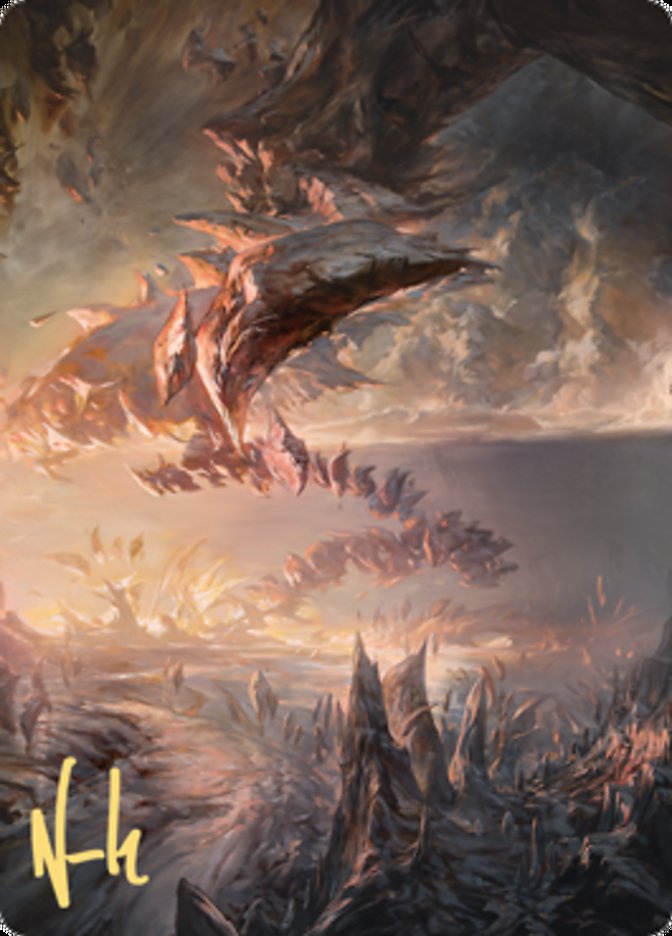 Needleverge Pathway Art Card (Gold-Stamped Signature) [Zendikar Rising Art Series] | Tacoma Games