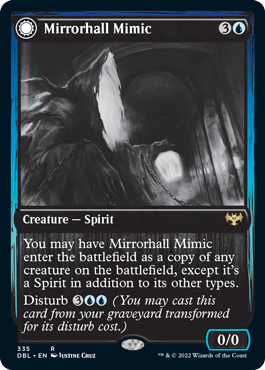 Mirrorhall Mimic // Ghastly Mimicry [Innistrad: Double Feature] | Tacoma Games
