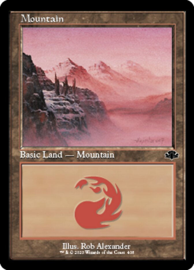 Mountain (408) (Retro) [Dominaria Remastered] | Tacoma Games