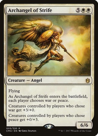 Archangel of Strife [Commander Anthology] | Tacoma Games