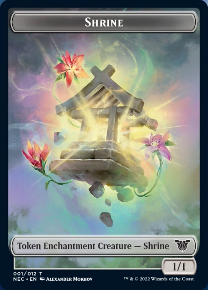 Shrine Token [Kamigawa: Neon Dynasty Commander Tokens] | Tacoma Games