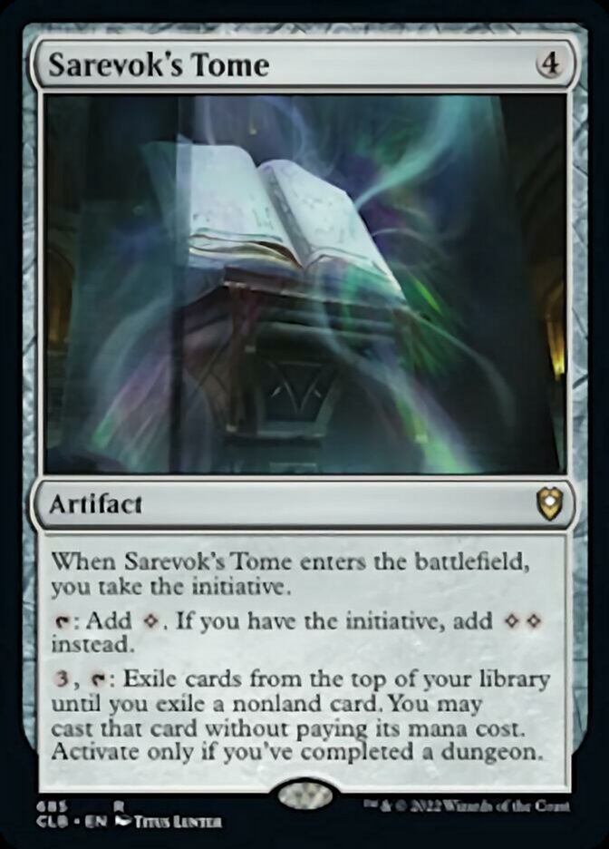 Sarevok's Tome [Commander Legends: Battle for Baldur's Gate] | Tacoma Games