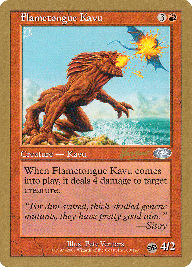 Flametongue Kavu (Sim Han How) (SB) [World Championship Decks 2002] | Tacoma Games