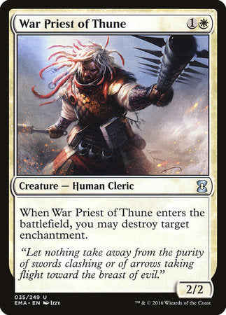 War Priest of Thune [Eternal Masters] | Tacoma Games